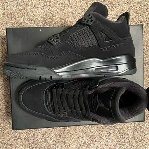 Jordan black cats size 5y
